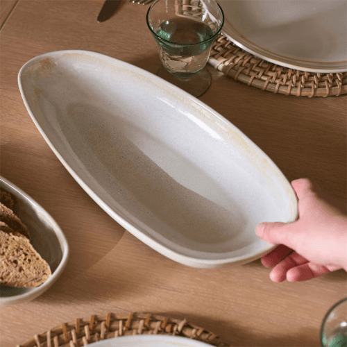 Image showing the Amberley Oval Platter, Yellow product.