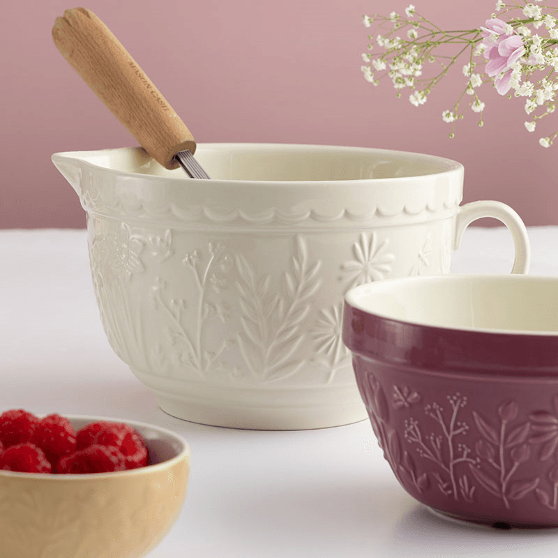 In The Meadow Batter Bowl, Cream