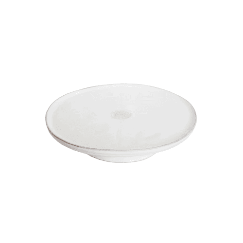 Image showing the Nova Footed Cake Plate, White product.