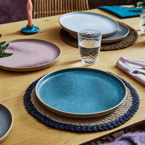 Image showing the Minerals Set of 4 Dinner Plates, Jade product.