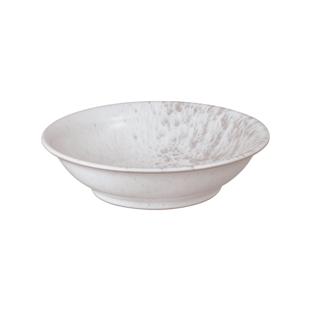 Kiln Coral Shallow Bowl