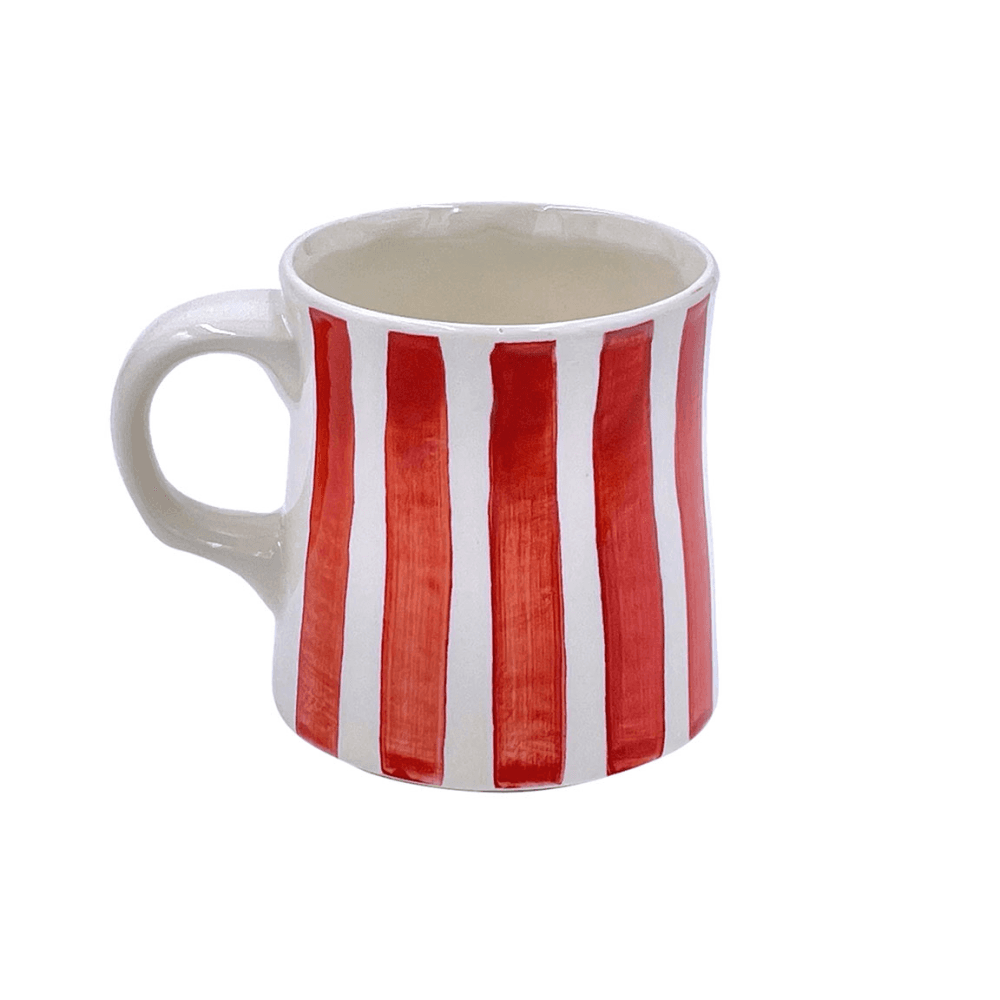 Stripes Mug, Red