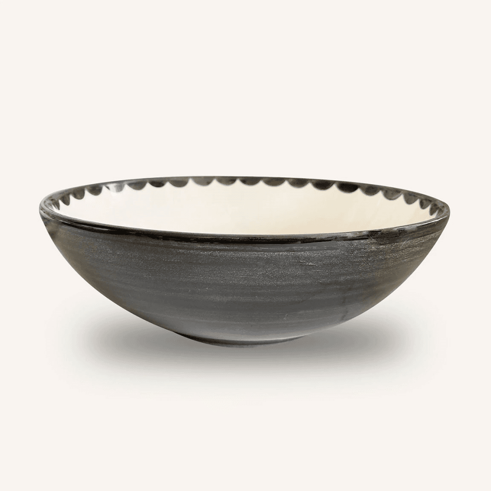Cascos Salad Bowl, Jet Black