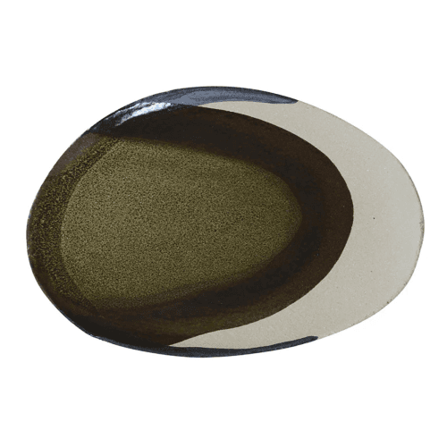 Image showing the Wabi Oval Dish, Seidou product.