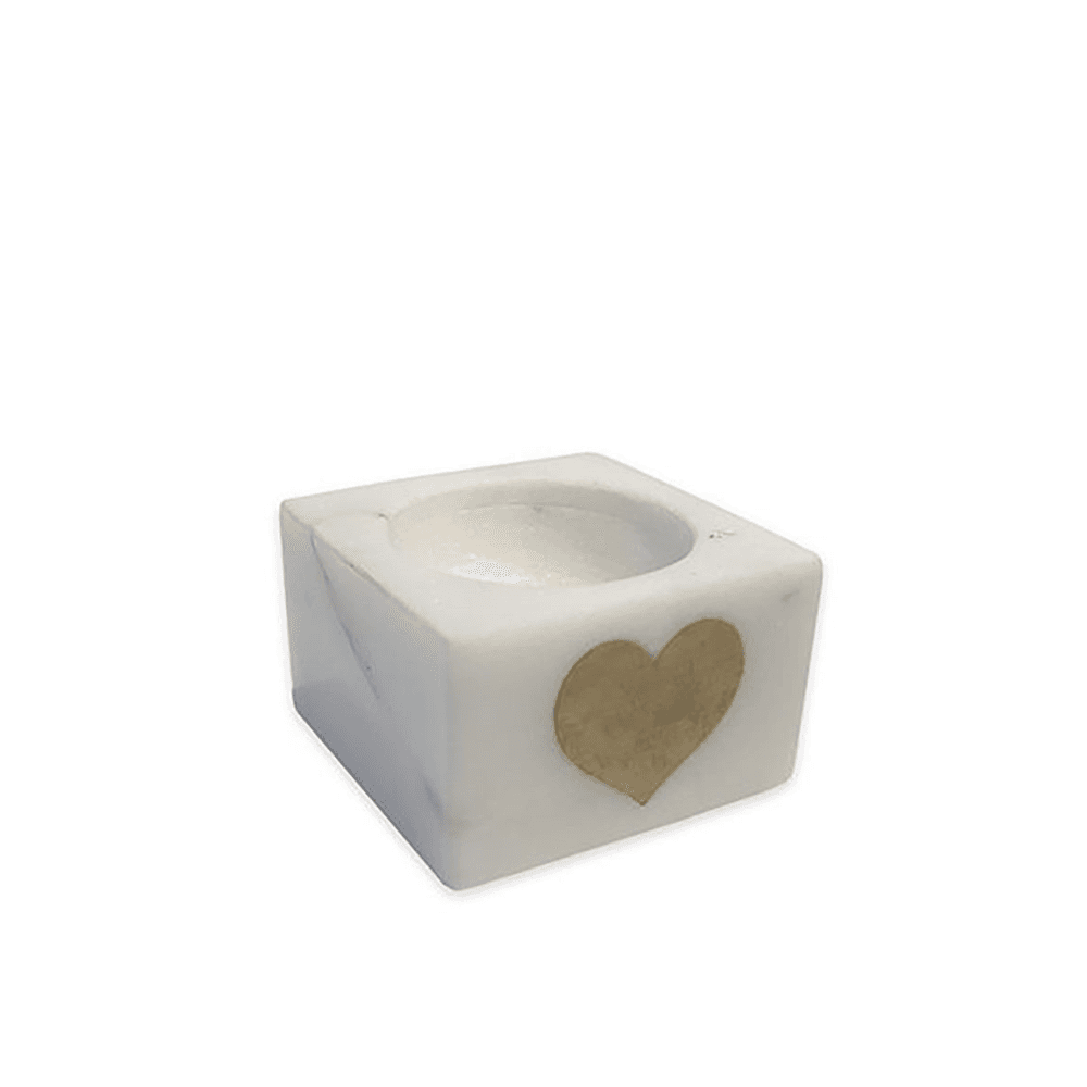 Heart Egg Cup, White