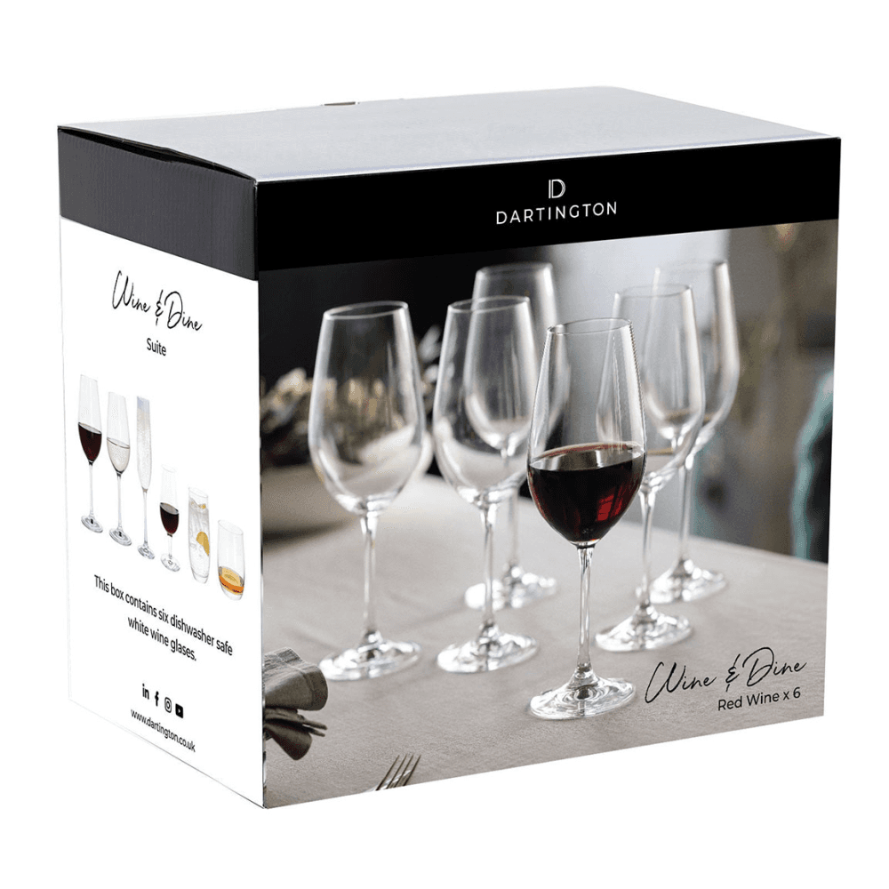 Wine and Dine Set of 6 Red Wine Glasses