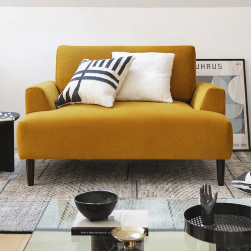 Image showing the Model 05 Velvet Love Seat product.