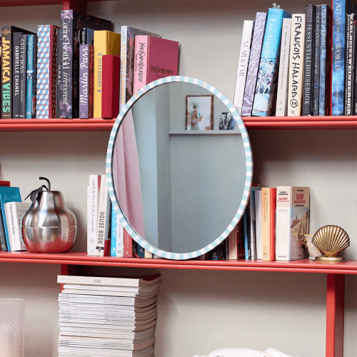 Image showing the Oval Pearl Mirror product.