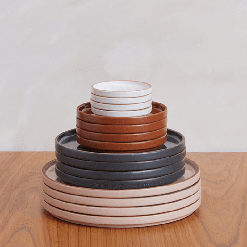 Set of 4 Salad Plates, Steam