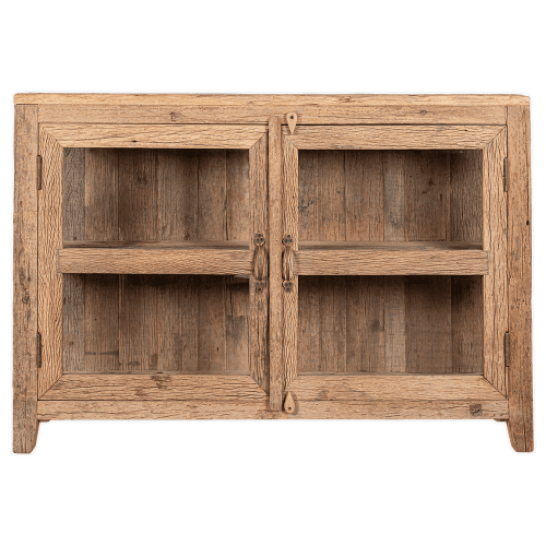Image showing the Ibo Reclaimed Wood & Glass Sideboard, Natural product.