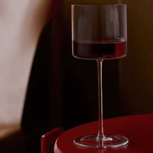 Image showing the Moderne Set of 2 Red Wine Glasses, Clear product.