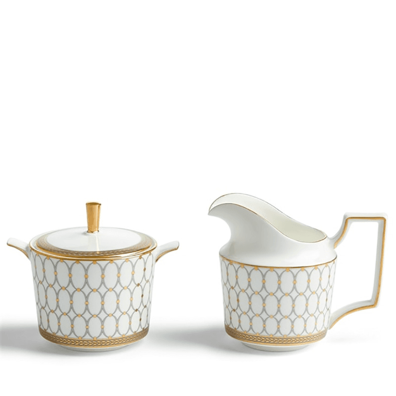 Renaissance Sugar & Creamer, Grey