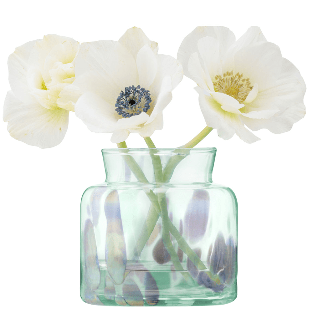 Sea Glass Tealight Holder, Ocean Blue