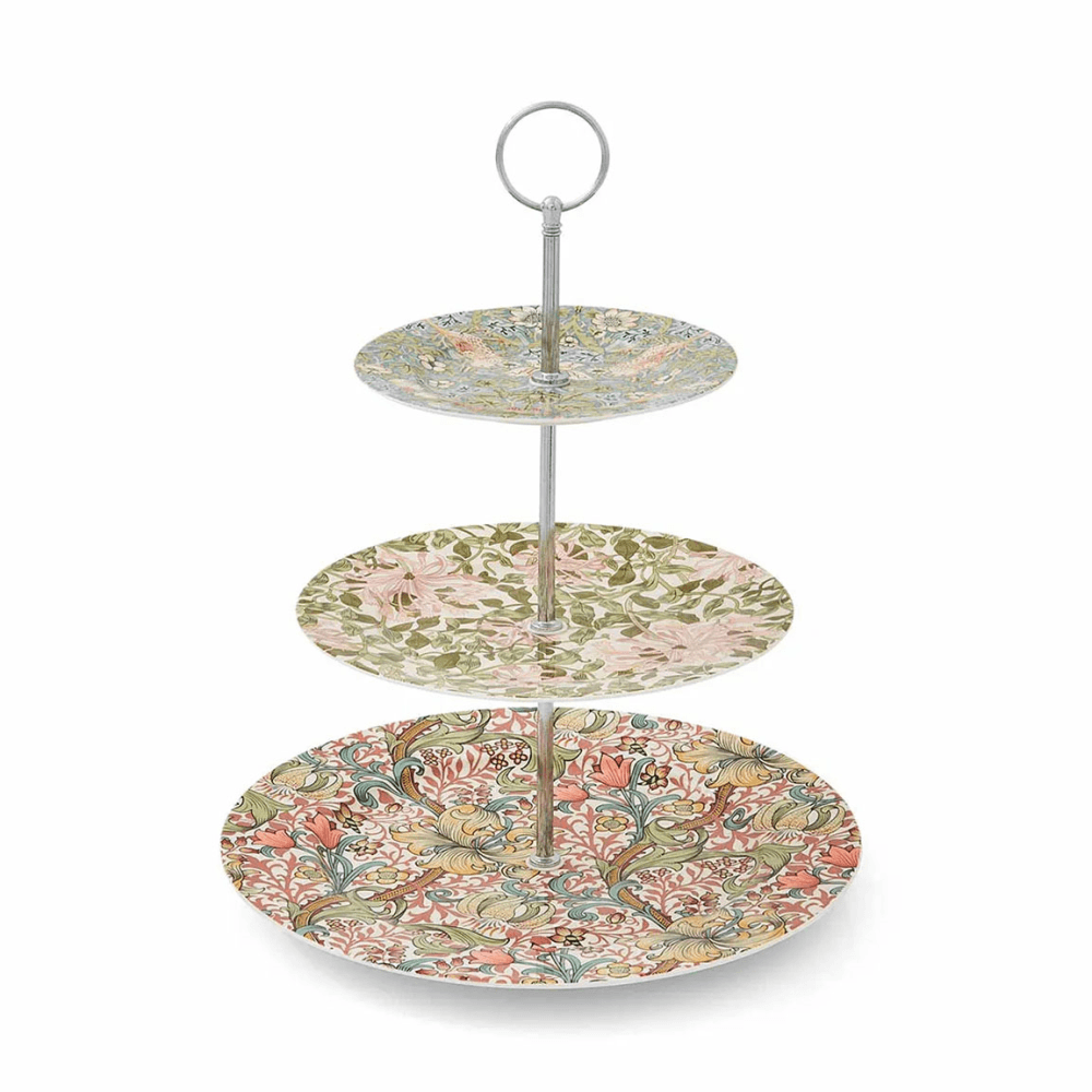 Morris & Co 3-Tier Cake Stand, Multi