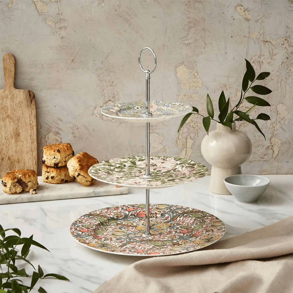 Morris & Co 3-Tier Cake Stand, Multi