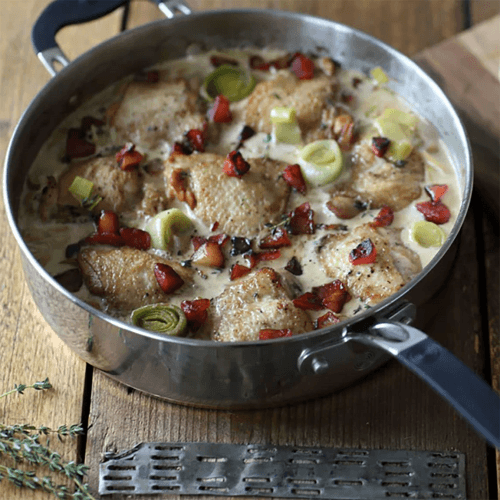 Image showing the Saute pan - soft grip, Stainless steel product.