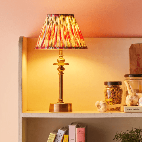 Image showing the Phileas Rechargeable Table Lamp, Antique Brass product.