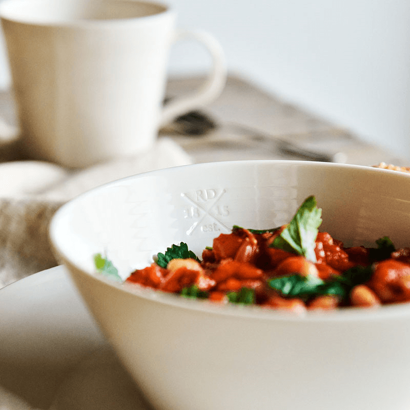 Pure Set of 4 Cereal Bowls, White