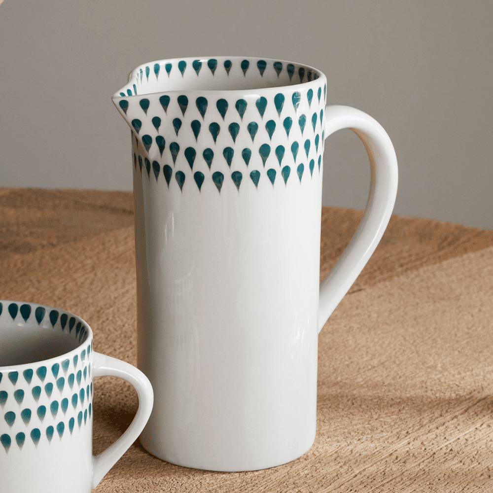 Juniper Drop Jug, Green