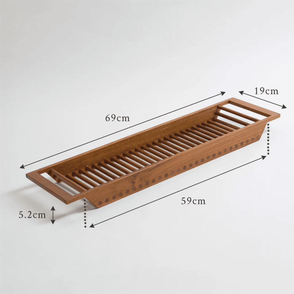 Moken Bath Caddy, Brown