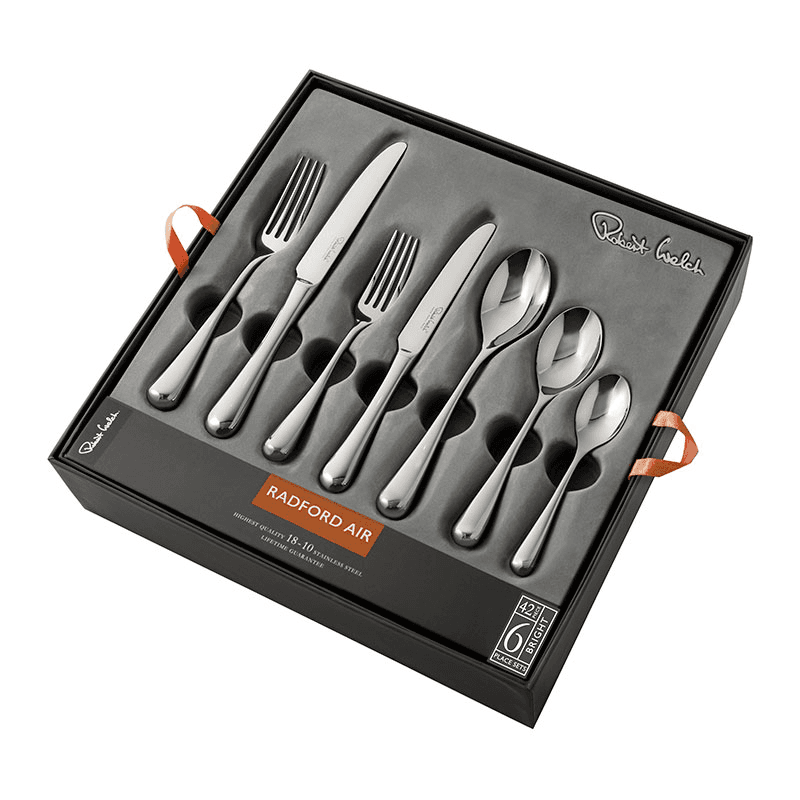 Radford Air 42 Piece Cutlery Set, Stainless Steel