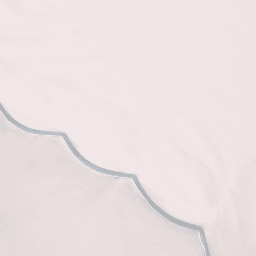 Image showing the Annabelle Pair of Pillowcases, Powder Blue product.