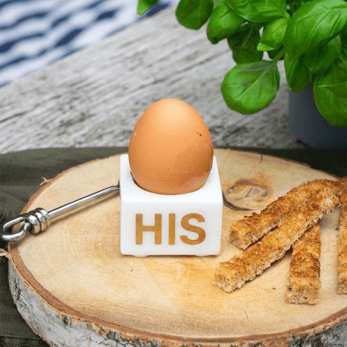 Image showing the His Egg Cup, White product.