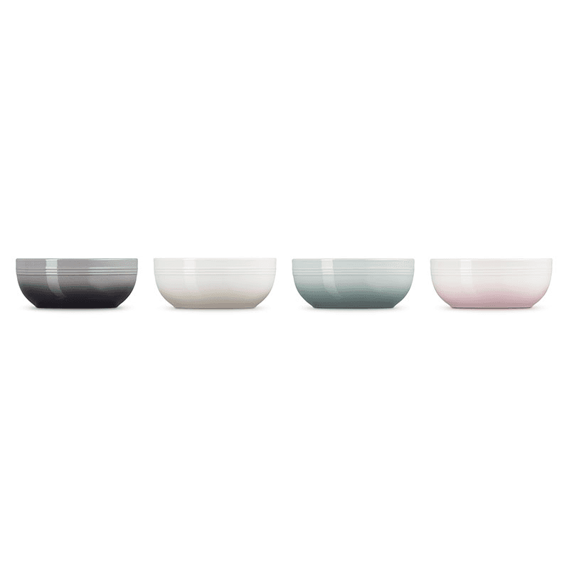Stoneware Coupe Set of 4 Cereal Bowl, Multi