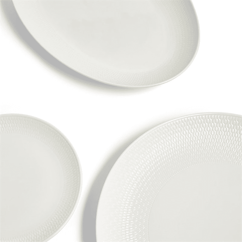 Gio 20 Piece Dinner Set, White