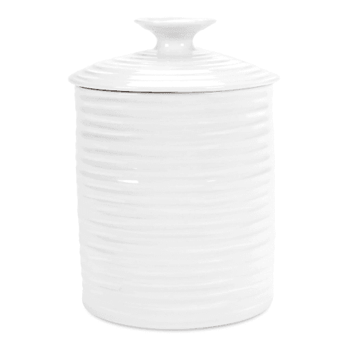 Image showing the Ceramics Storage jar medium, White product.
