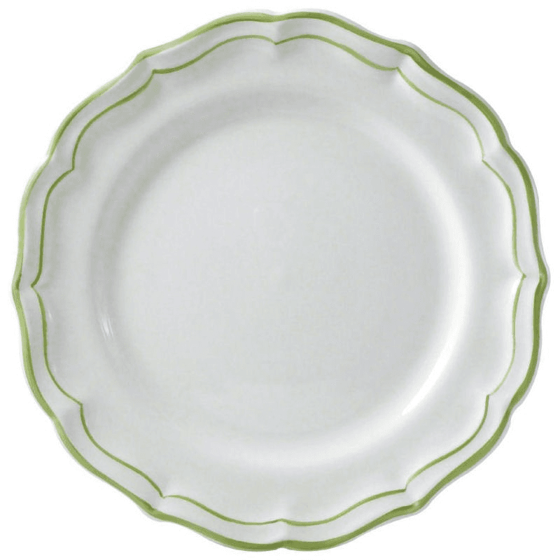 Filet Dessert Plate, Vert