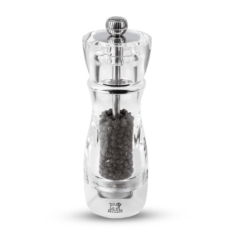 Vittel Pepper mill, clear acrylic finish