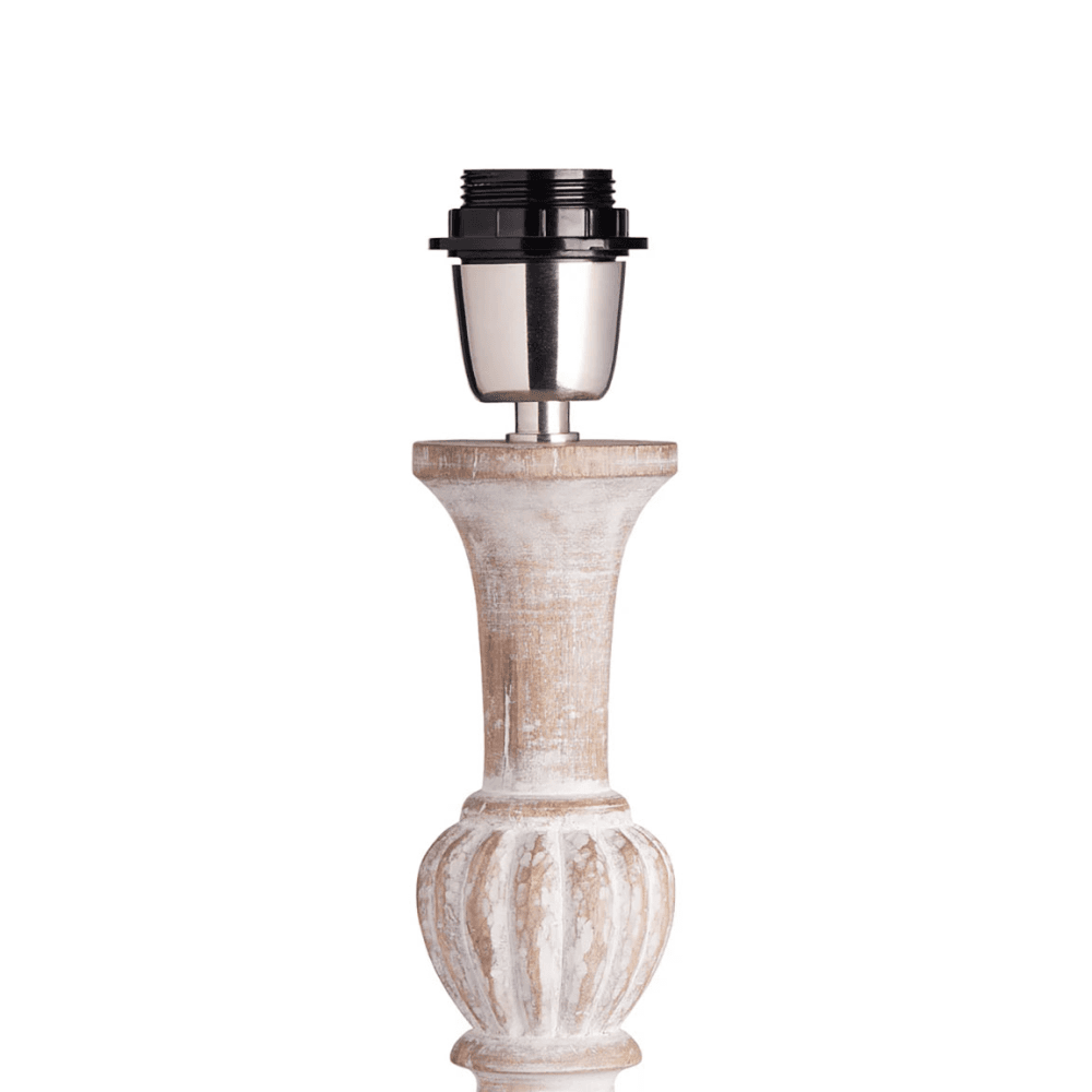 Eloise Floor Lamp, Natural Whitewash