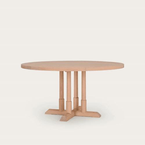 Image showing the Battersea 6 Seater Round Dining Table, Oak product.