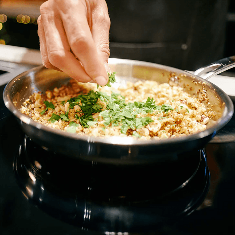 Fry pan tri-ply, Stainless steel