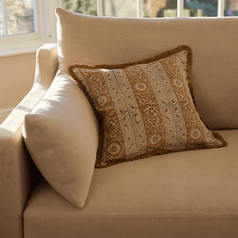 Mae Cushion Cover, Mustard