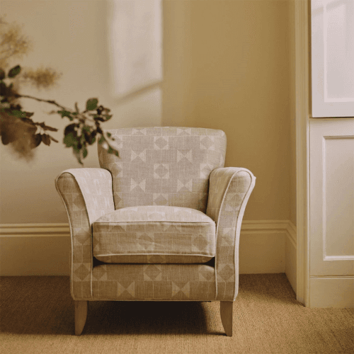 Image showing the Matilda Armchair, Natural Flag product.