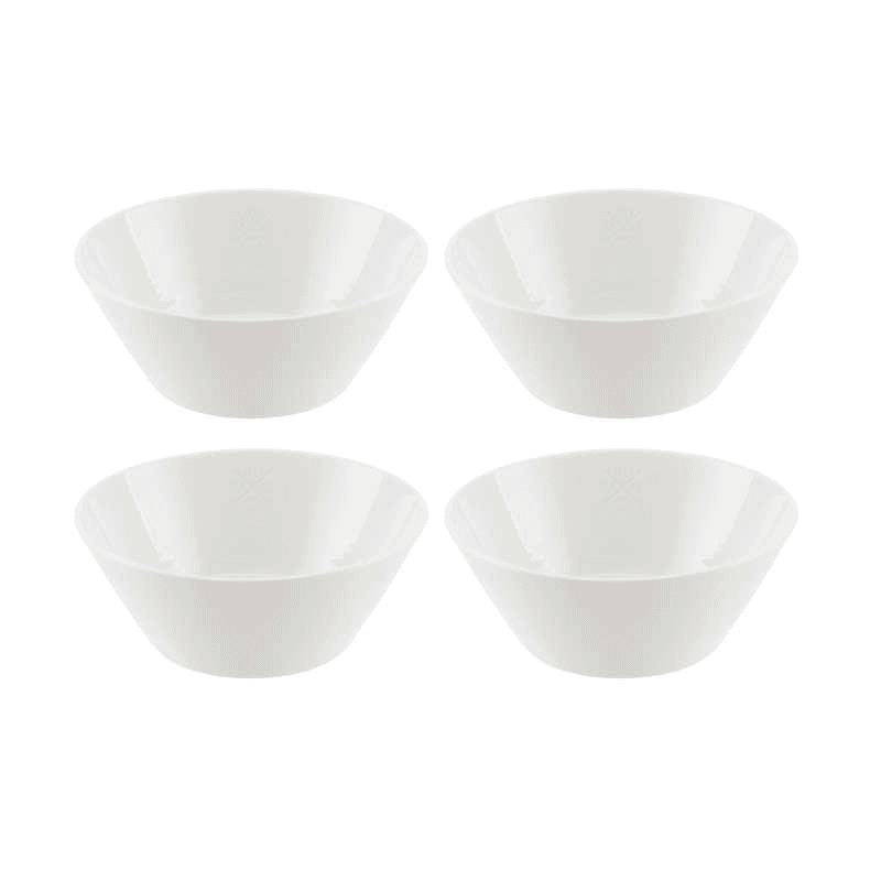 Pure Set of 4 Cereal Bowls, White