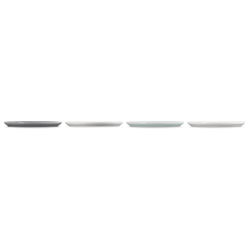 Stoneware Coupe Set of 4 Side Plates, Multi