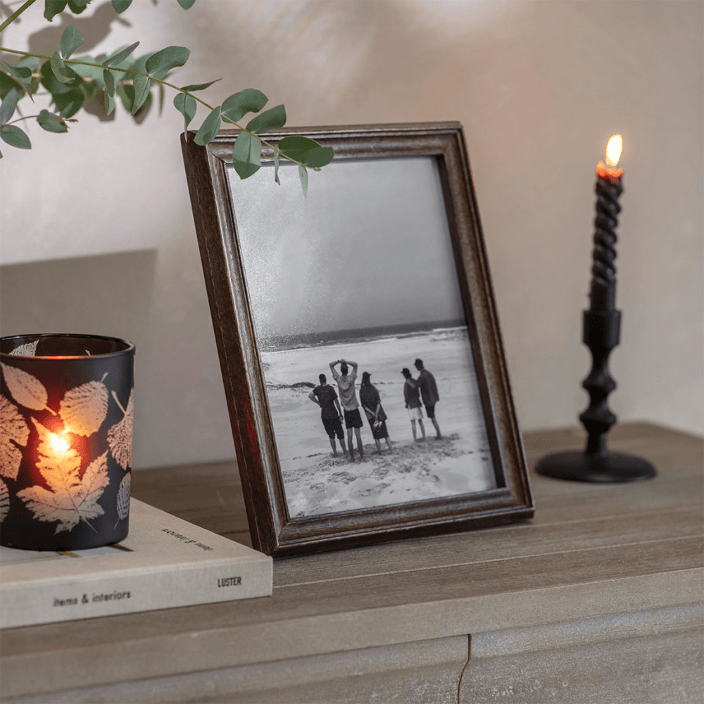 Bramley Wooden Photo Frame, Dark Mango Wood