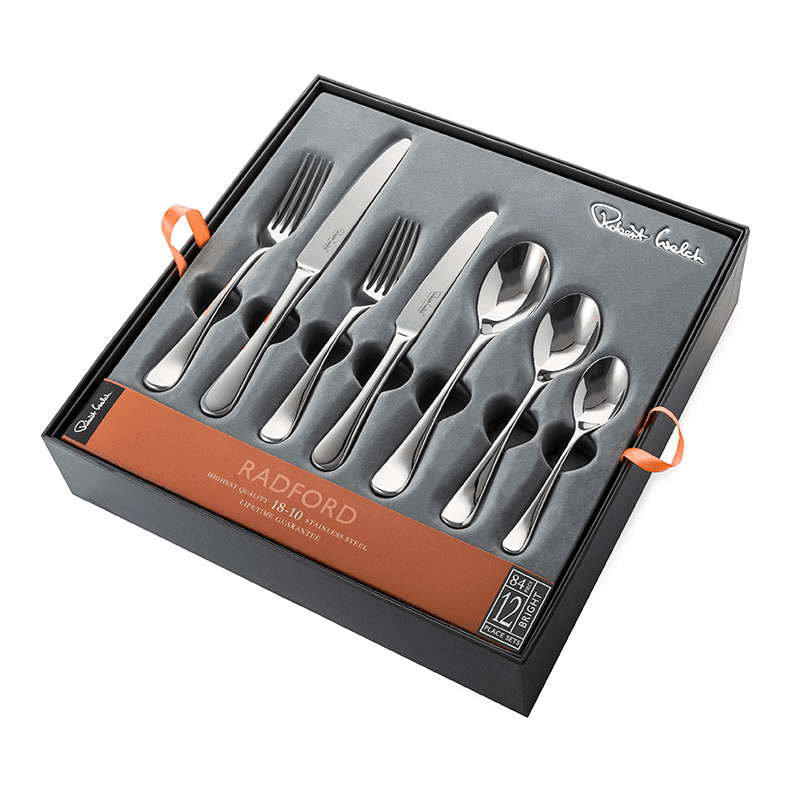 Radford Bright 84 Piece Cutlery Set, Stainless Steel