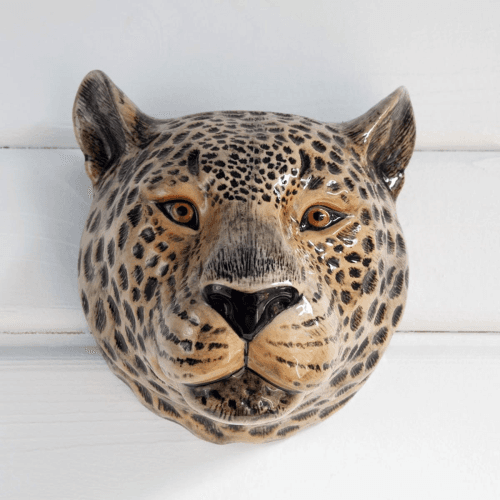 Image showing the Leopard Wall Vase product.