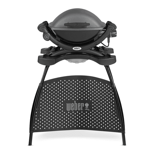 Image showing the Q1400 Electric barbecue, dark grey product.