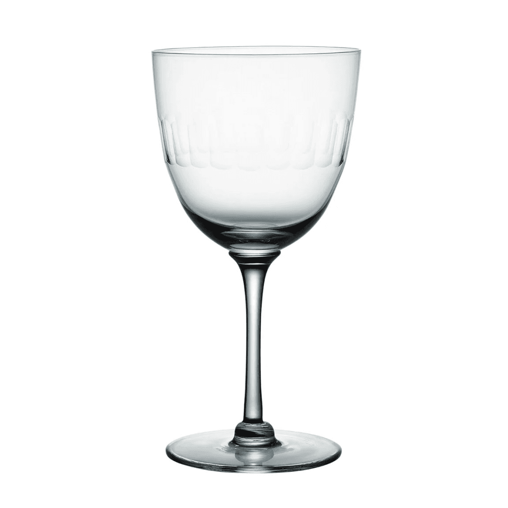 Lens Set of 6 Red Wine Glasses, Clear