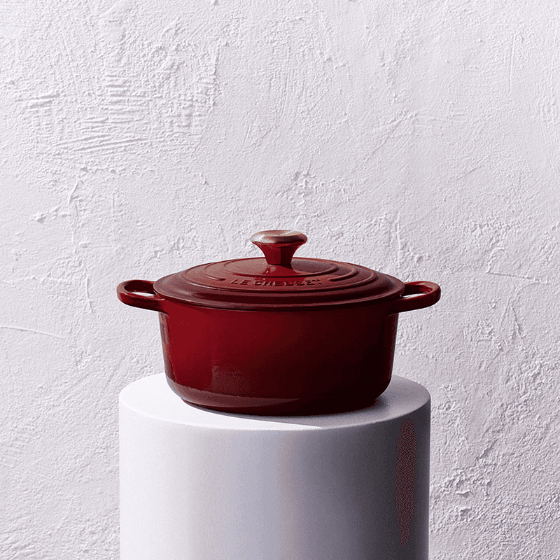 Signature Cast Iron Round Casserole