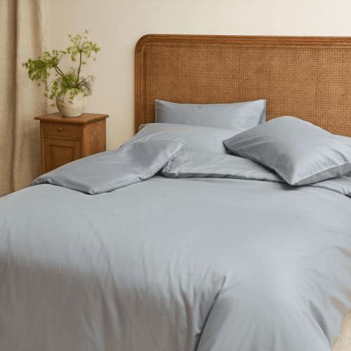 Image showing the The Original 300 Thread Count Sateen Pair of Pillowcases, Nordic Sky product.