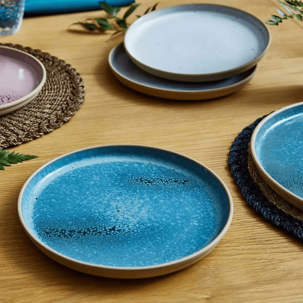 Minerals Set of 4 Side Plates, Jade