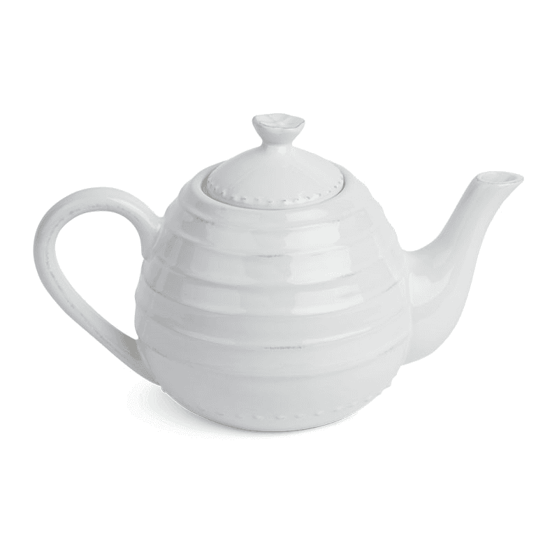Bowsley Teapot, White