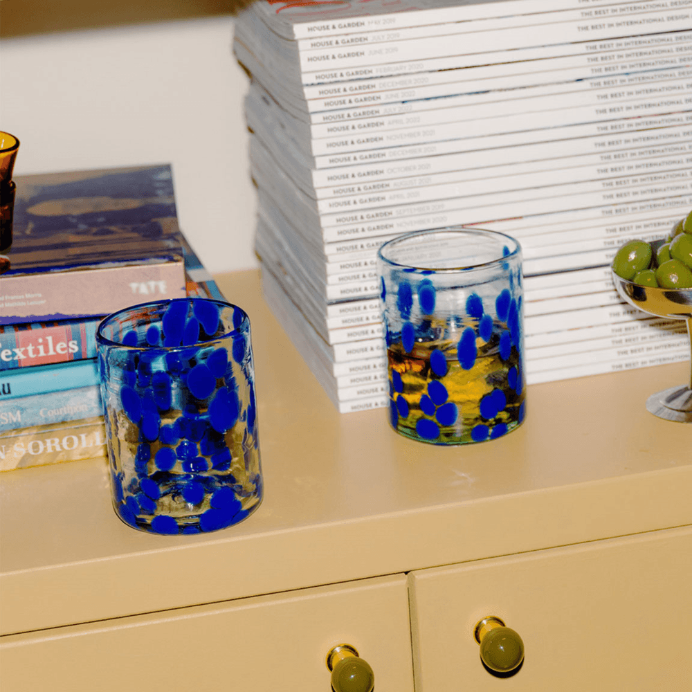 Azul Set of 4 Tumblers, Blue