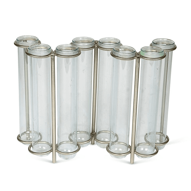 W-Shape Test Tube Vase, Glass